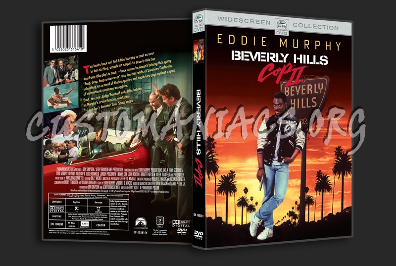 Beverly Hills Cop 2 dvd cover