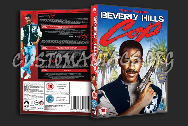 Beverly Hills Cop Trilogy dvd cover