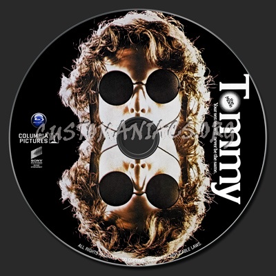 Tommy The Movie blu-ray label