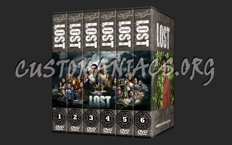 Lost - Complete Collection Series 1-6 dvd cover - DVD Covers  Labels by  Customaniacs, id: 115869 free download highres dvd cover