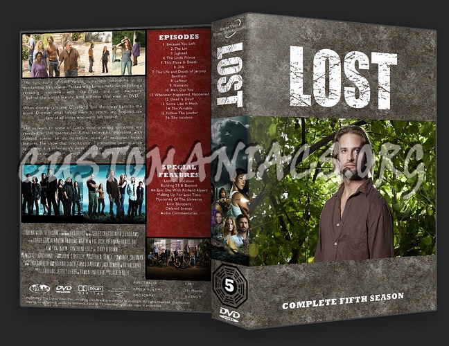 Lost - Complete Collection Series 1-6 dvd cover