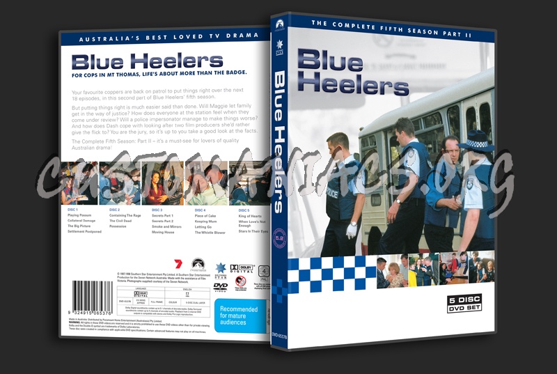 Blue Heelers Season 5 Part 2 dvd cover