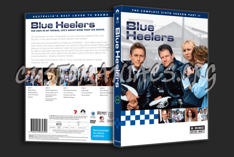 Blue Heelers Season 6 Part 2 dvd cover