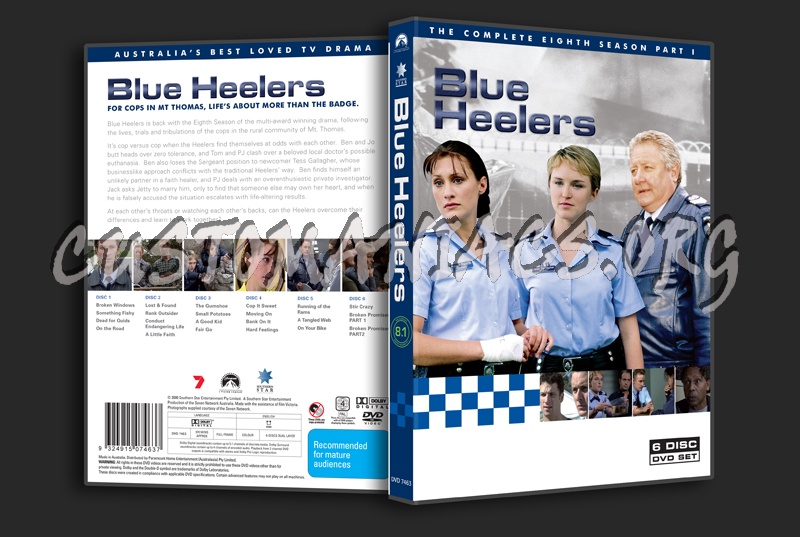 Blue Heelers Season 8 Part 1 dvd cover