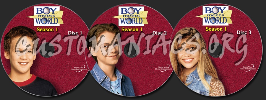 Boy Meets World Season 1 dvd label