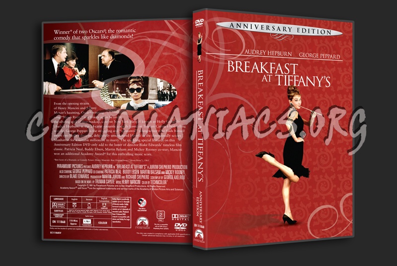 Breakfast at Tiffany's dvd cover