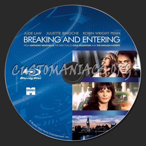 Breaking and Entering blu-ray label