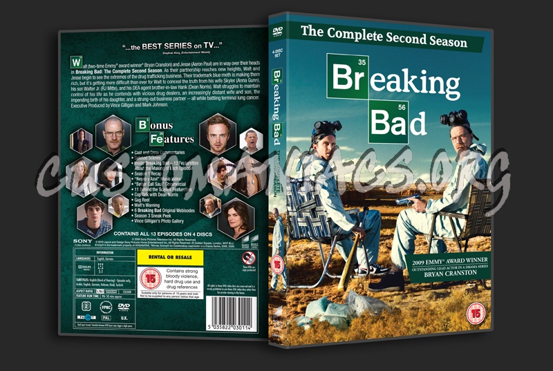 Breaking Bad Season 2 dvd cover