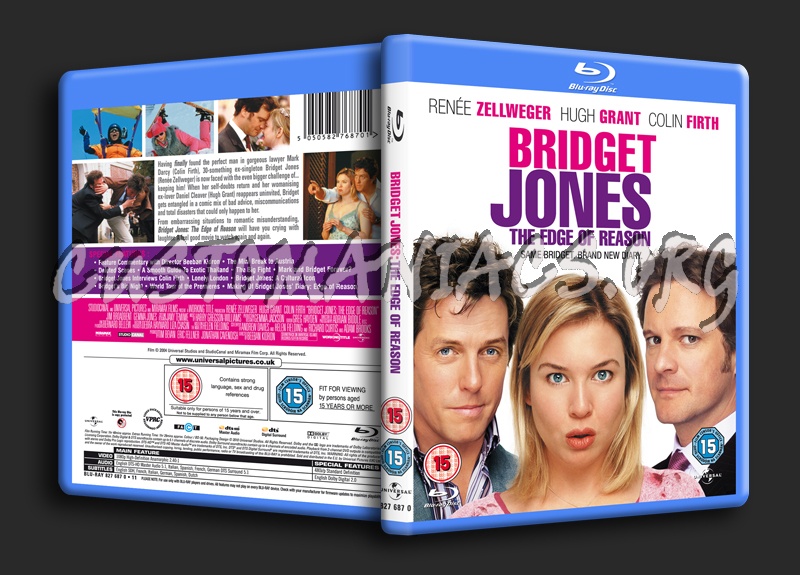 Bridget Jones The Edge of Reason blu-ray cover