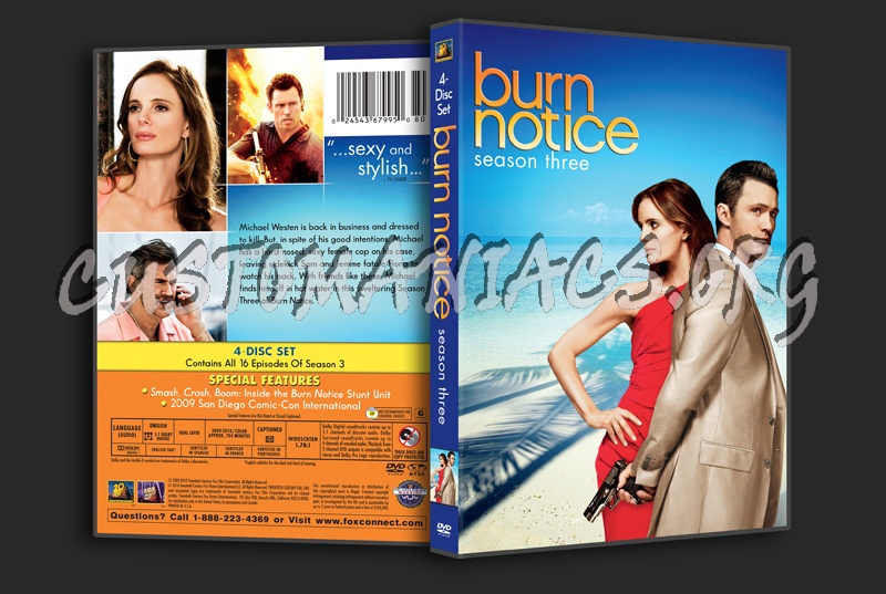 Burn Notice Season 3 dvd cover