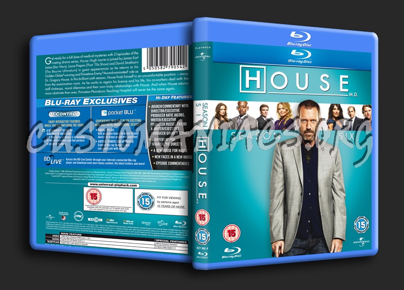 House Season 6 blu-ray cover