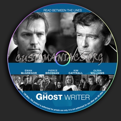 The Ghost Writer dvd label