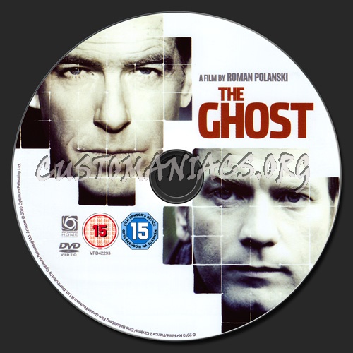 The Ghost (aka The Ghost Writer) dvd label
