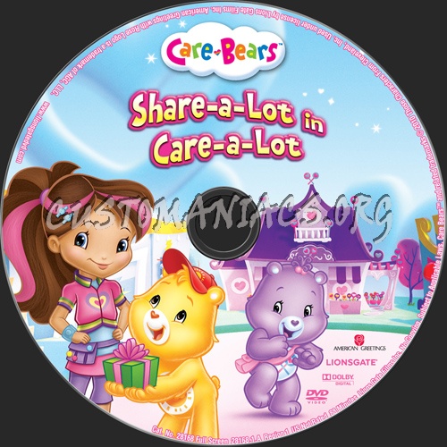 Care Bears Share-A-Lot Care-A-Lot dvd label