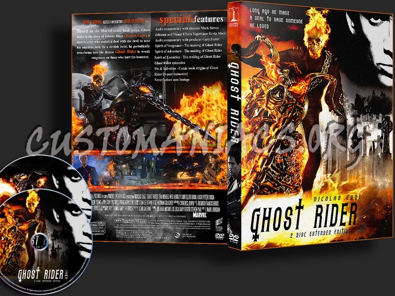 Ghost Rider 2 Disc Extended Edition dvd cover