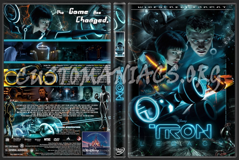 Tron: Legacy dvd cover