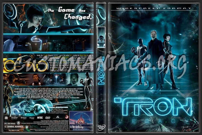 Tron: Legacy dvd cover