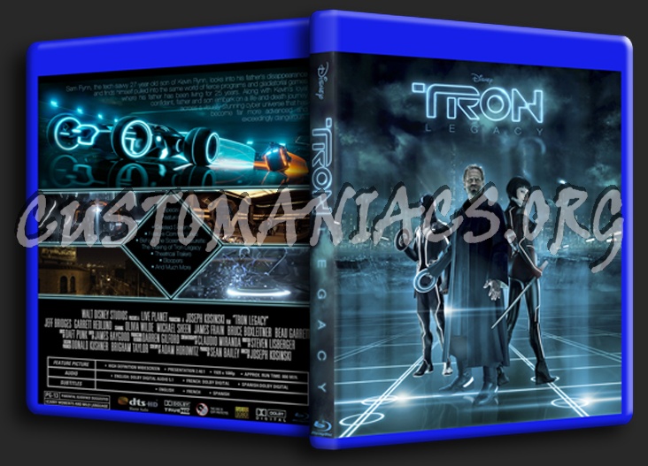 Tron Legacy blu-ray cover