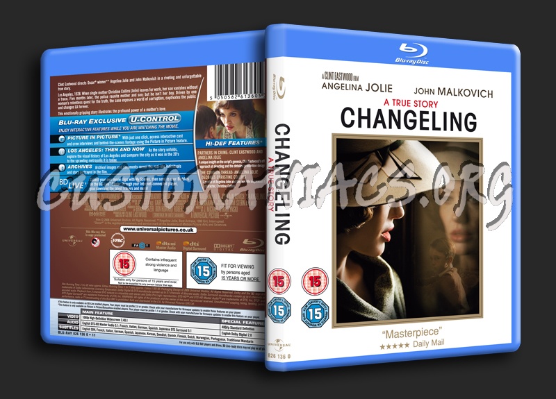 Changeling blu-ray cover