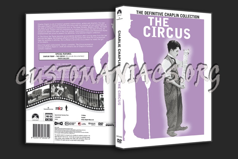 Charlie Chaplin: The Circus dvd cover