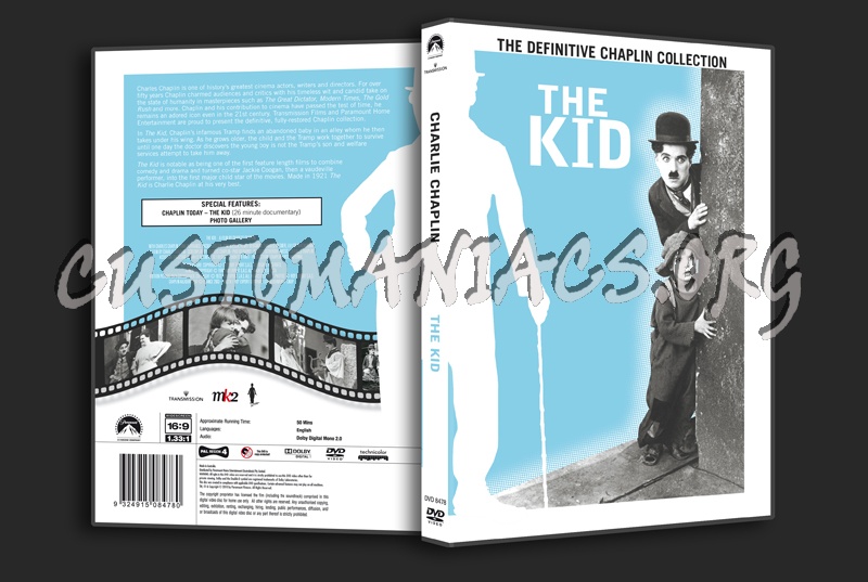 Charlie Chaplin: The Kid dvd cover