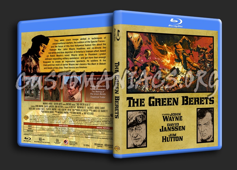 The Green Berets blu-ray cover