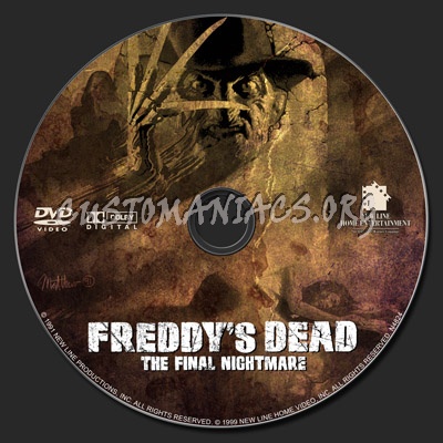 A Nightmare on Elm Street - The Franchise Collection dvd label
