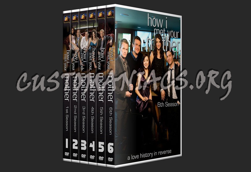 How I Met Your Mother - Seasons 1 to 5 dvd cover