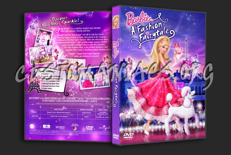 Barbie A Fashion Fairytale dvd cover