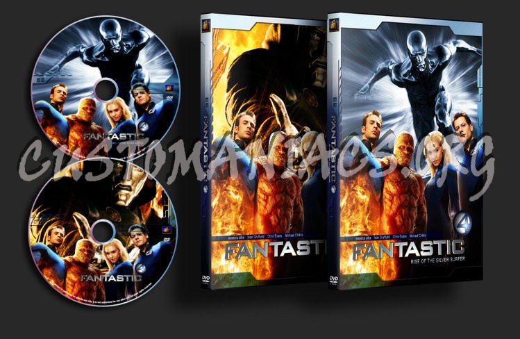 Fantastic Four Rise Of The Silver Surfer dvd cover
