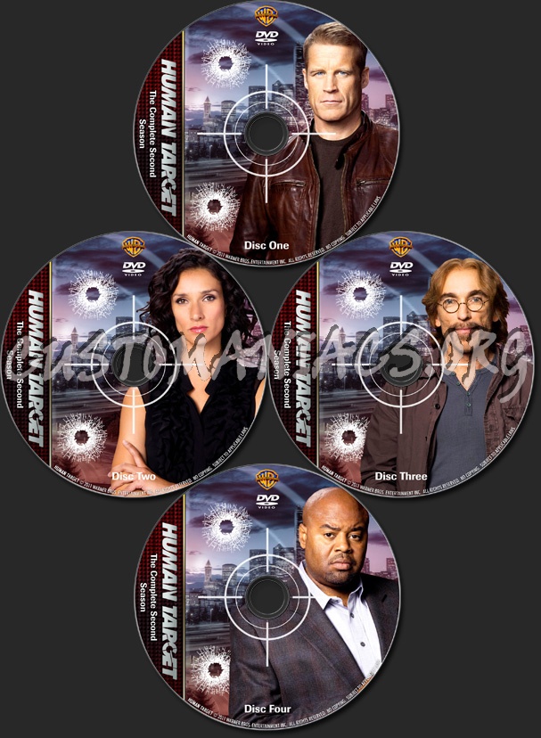 Human Target (2010) - TV Collection - Season Two dvd label