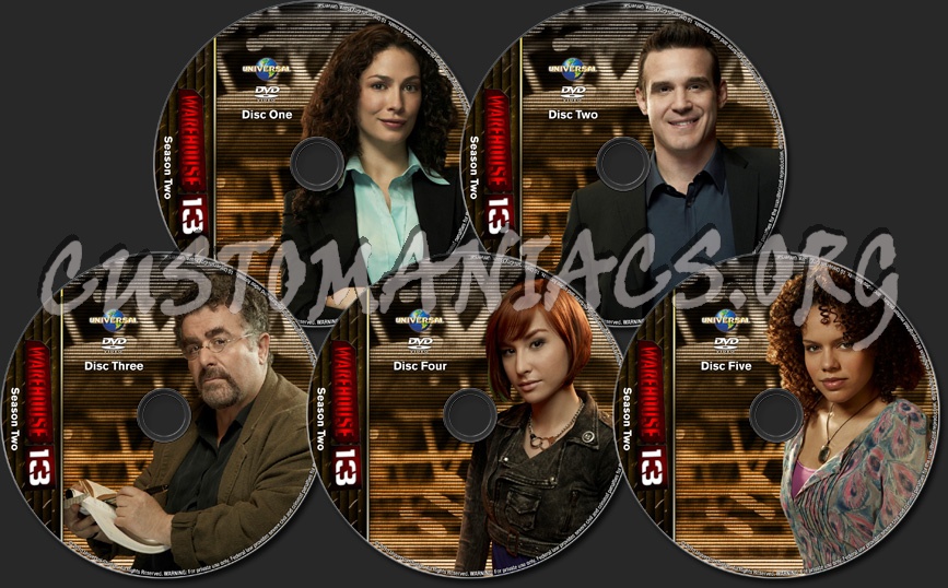 Warehouse 13 - TV Collection - Season Two dvd label