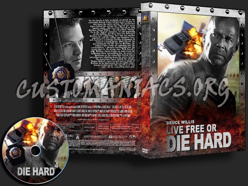 Live Free Or Die Hard dvd cover
