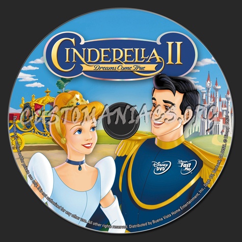 Cinderella 2 dvd label