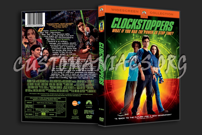 Clockstoppers dvd cover