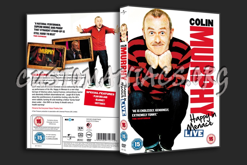 Colin Murphy: Happy in Menace dvd cover