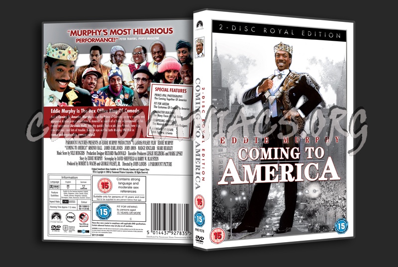 Coming to America dvd cover