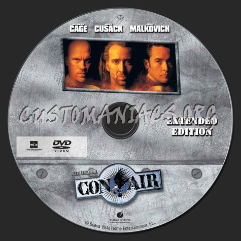 Con Air dvd label