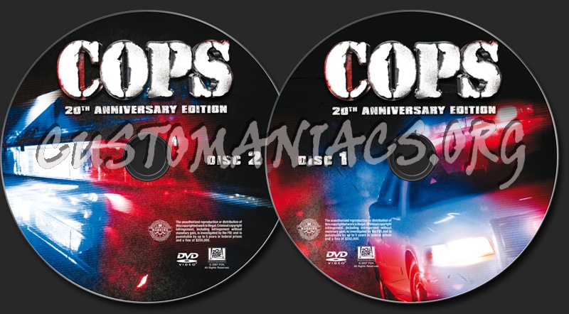 Cops dvd label