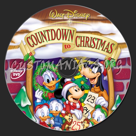 Countdown to Christmas dvd label