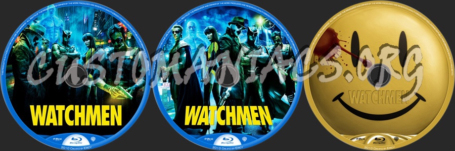Watchmen blu-ray label