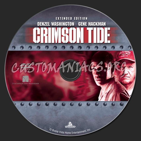 Crimson Tide dvd label