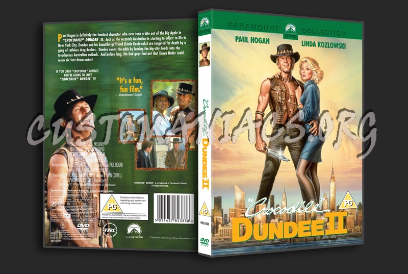 Crocodile Dundee 2 dvd cover