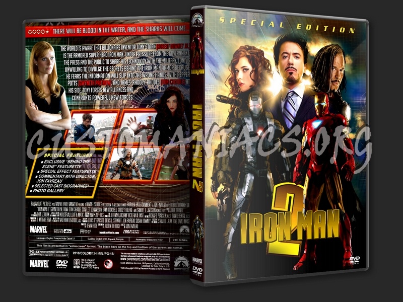 Iron Man 2 dvd cover