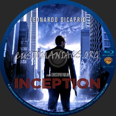 Inception blu-ray label