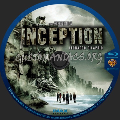 Inception blu-ray label