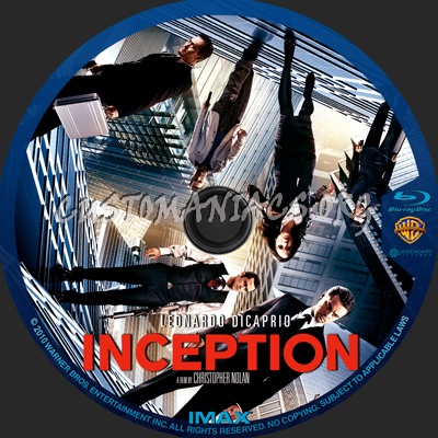 Inception blu-ray label