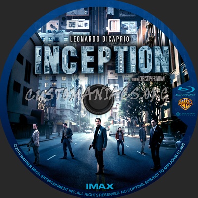 Inception blu-ray label