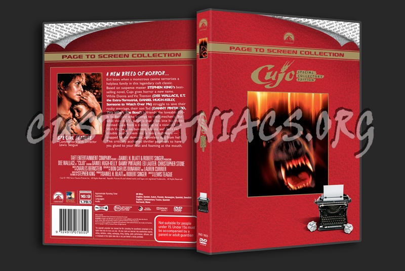 Cujo dvd cover