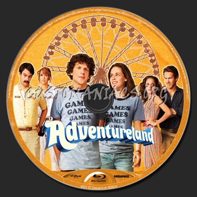 Adventureland blu-ray label